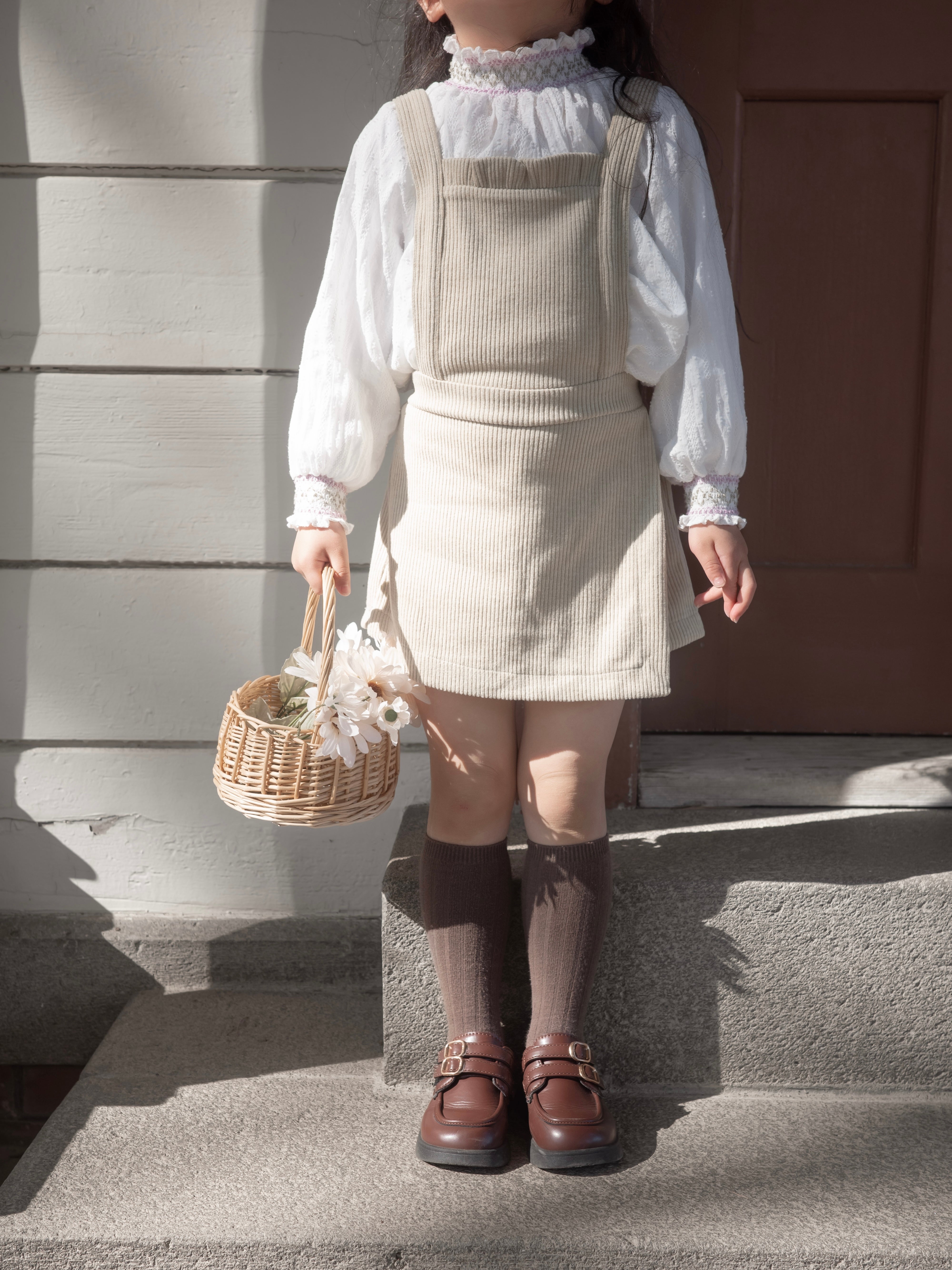 Vanilla salopette pants