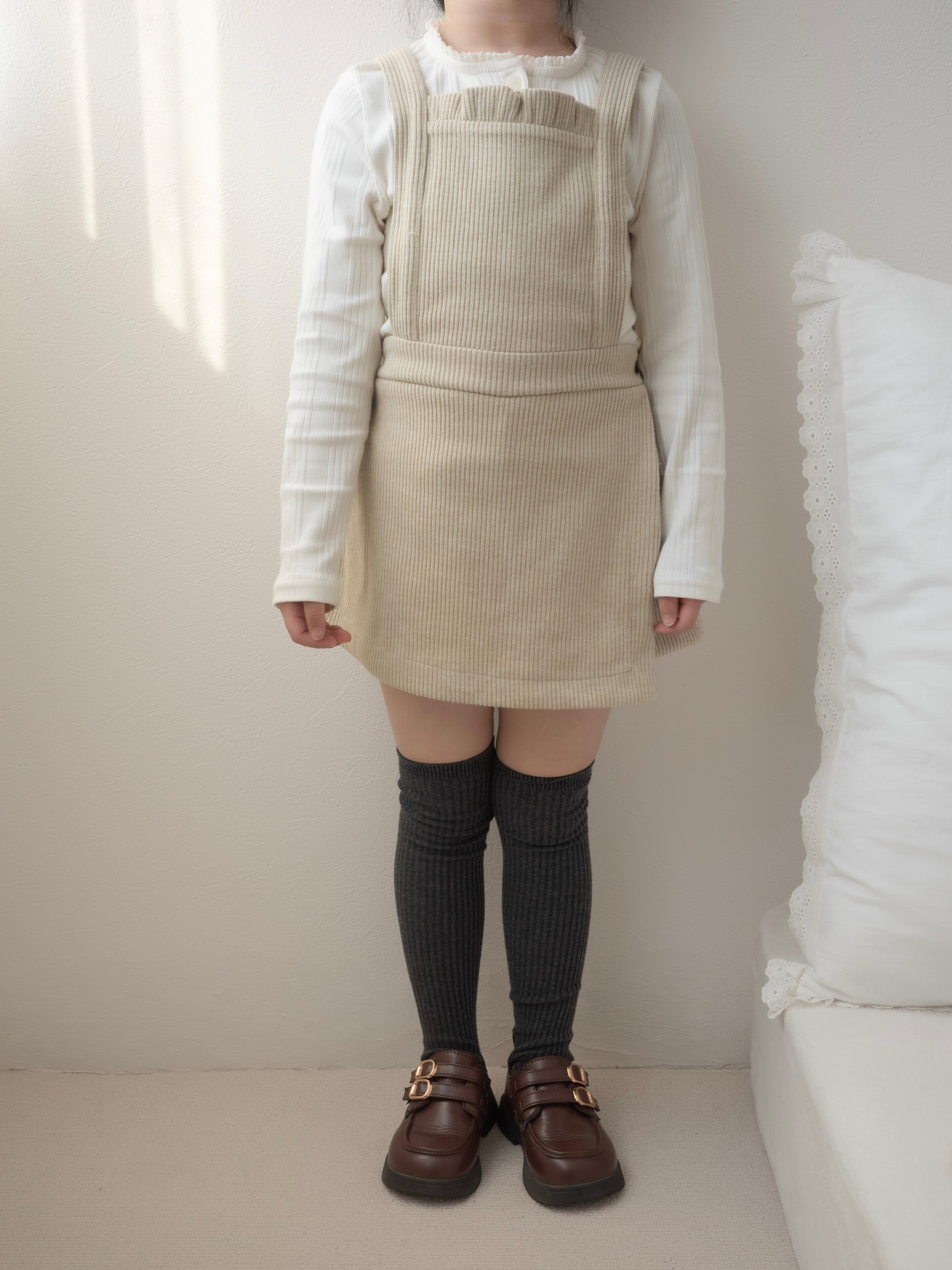 Vanilla salopette pants