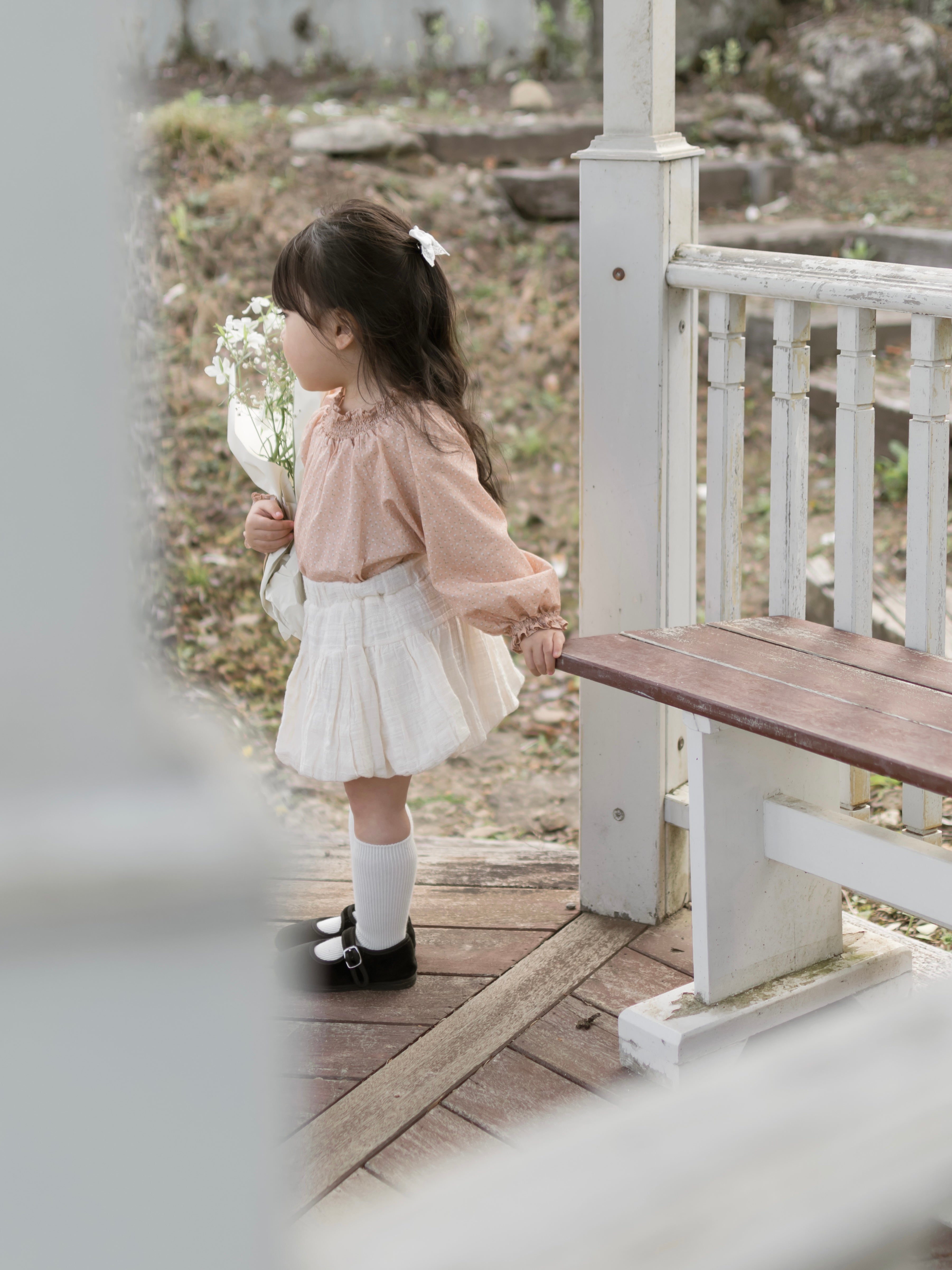 *Noeul.made* Gelato smock blouse