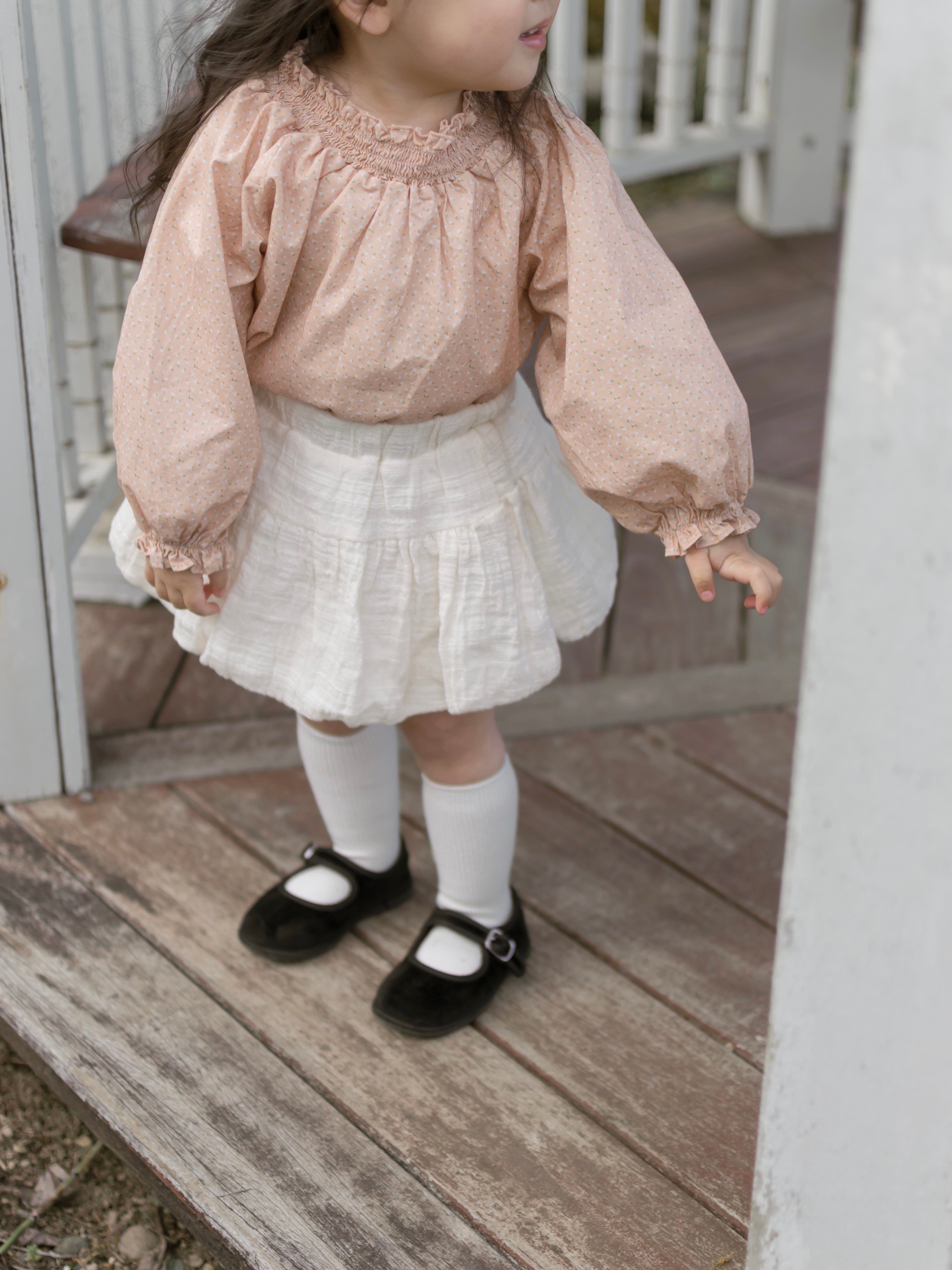 *Noeul.made* Gelato smock blouse