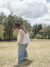 Dot crinkle blouse