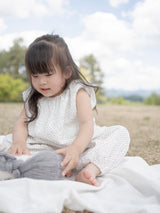 Dot crinkle jogger pants