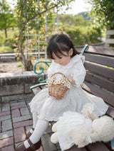 Charming suspender skirt