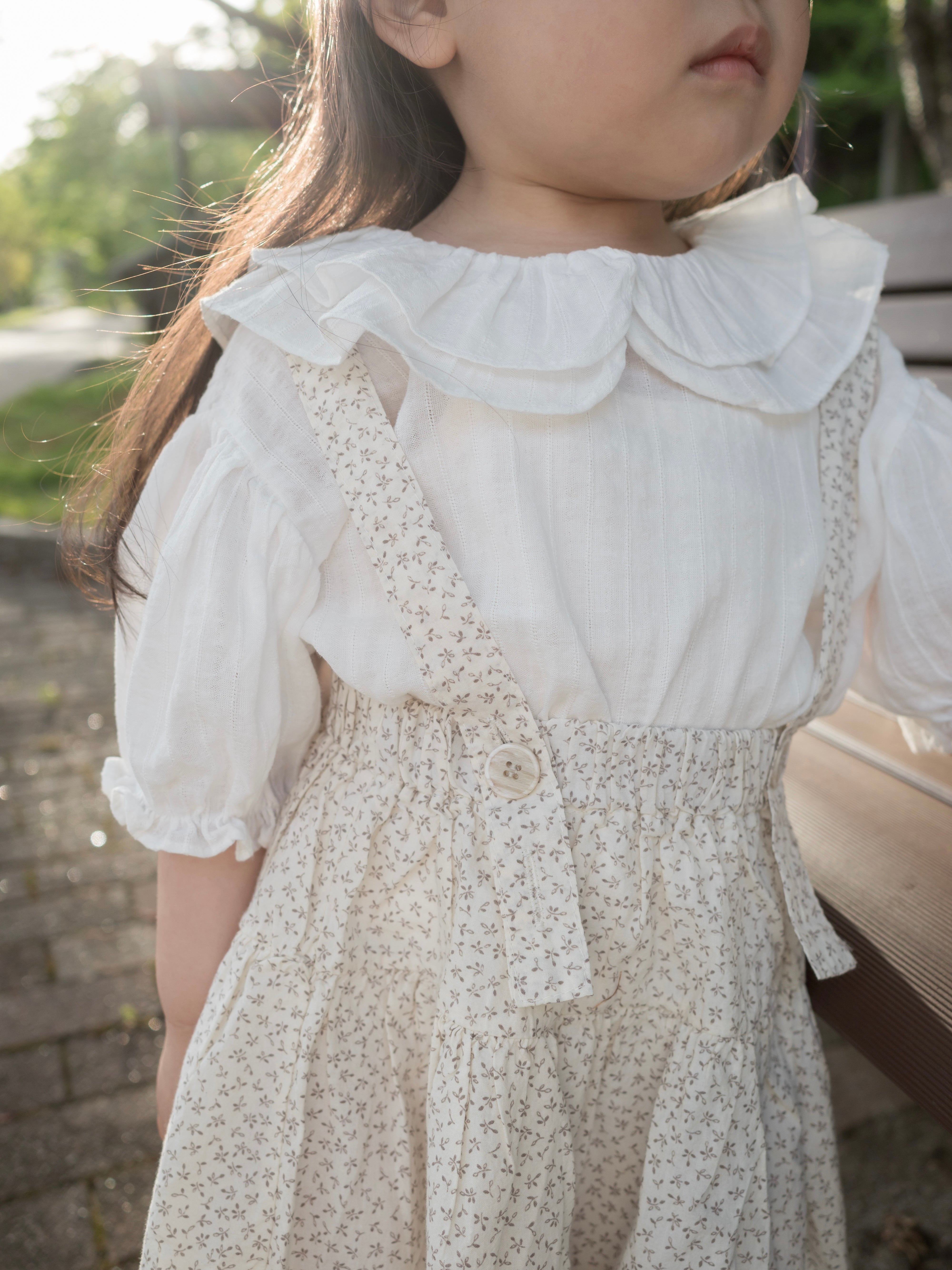 Charming suspender skirt