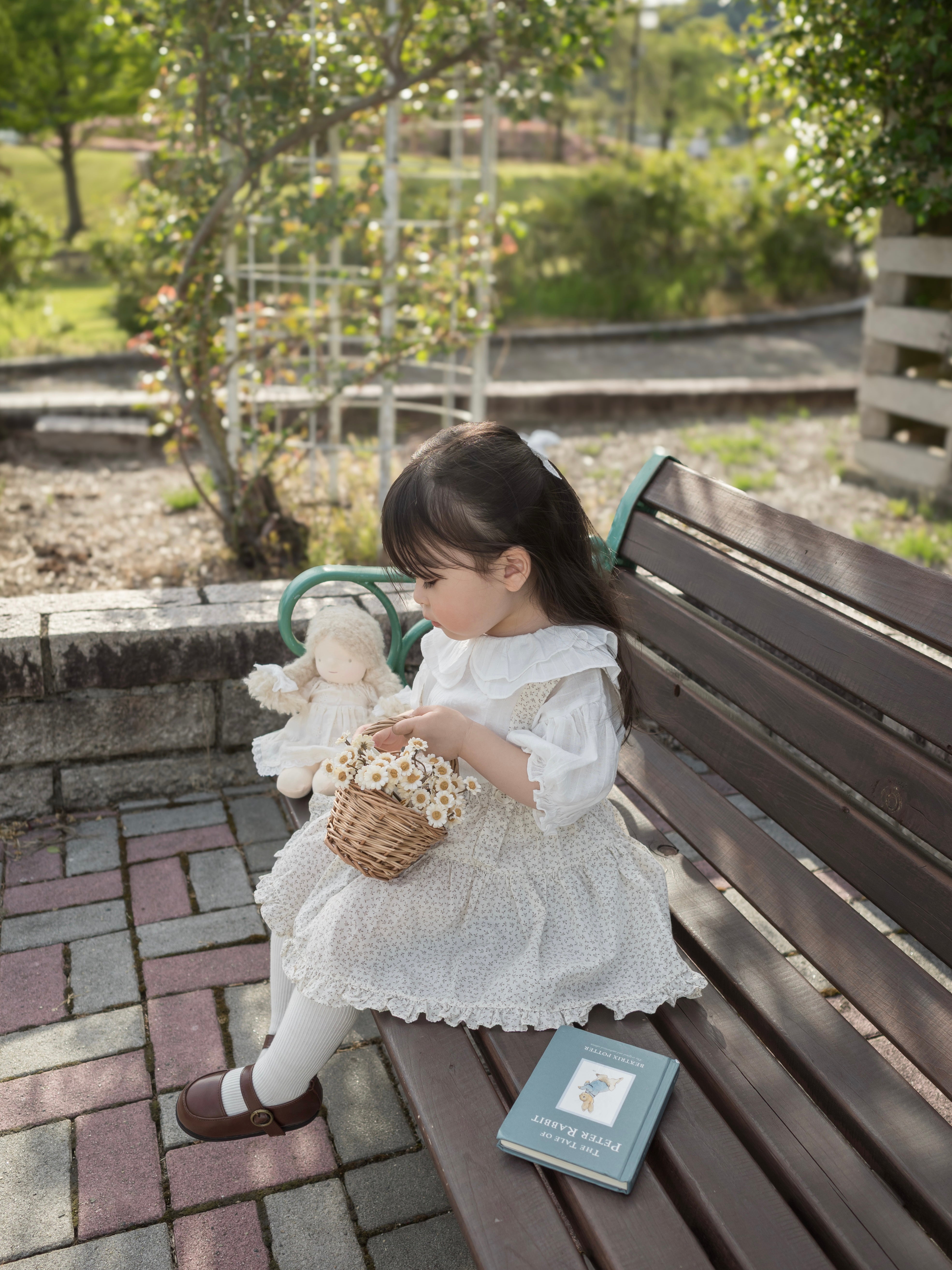 Charming suspender skirt