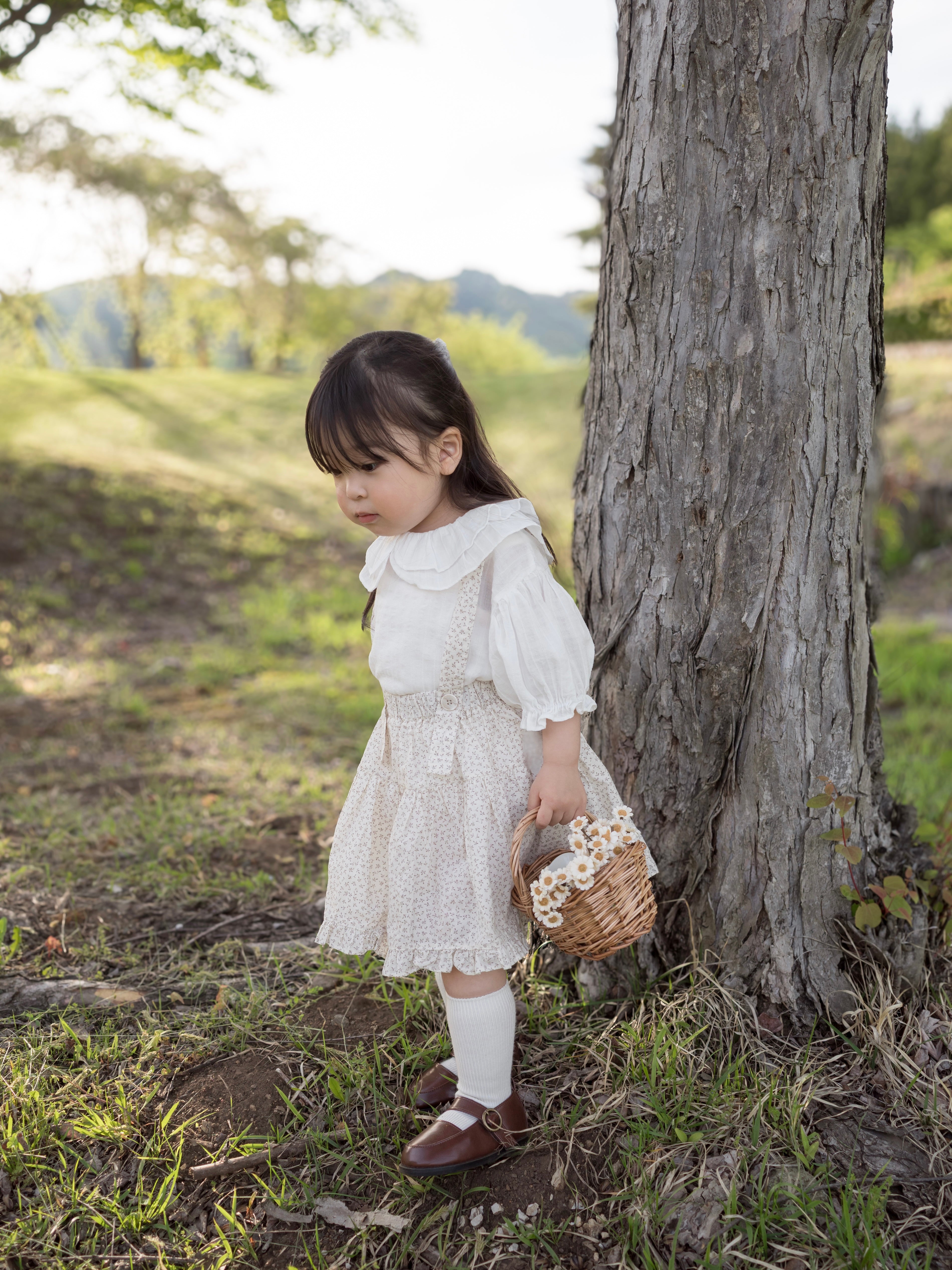 Charming suspender skirt