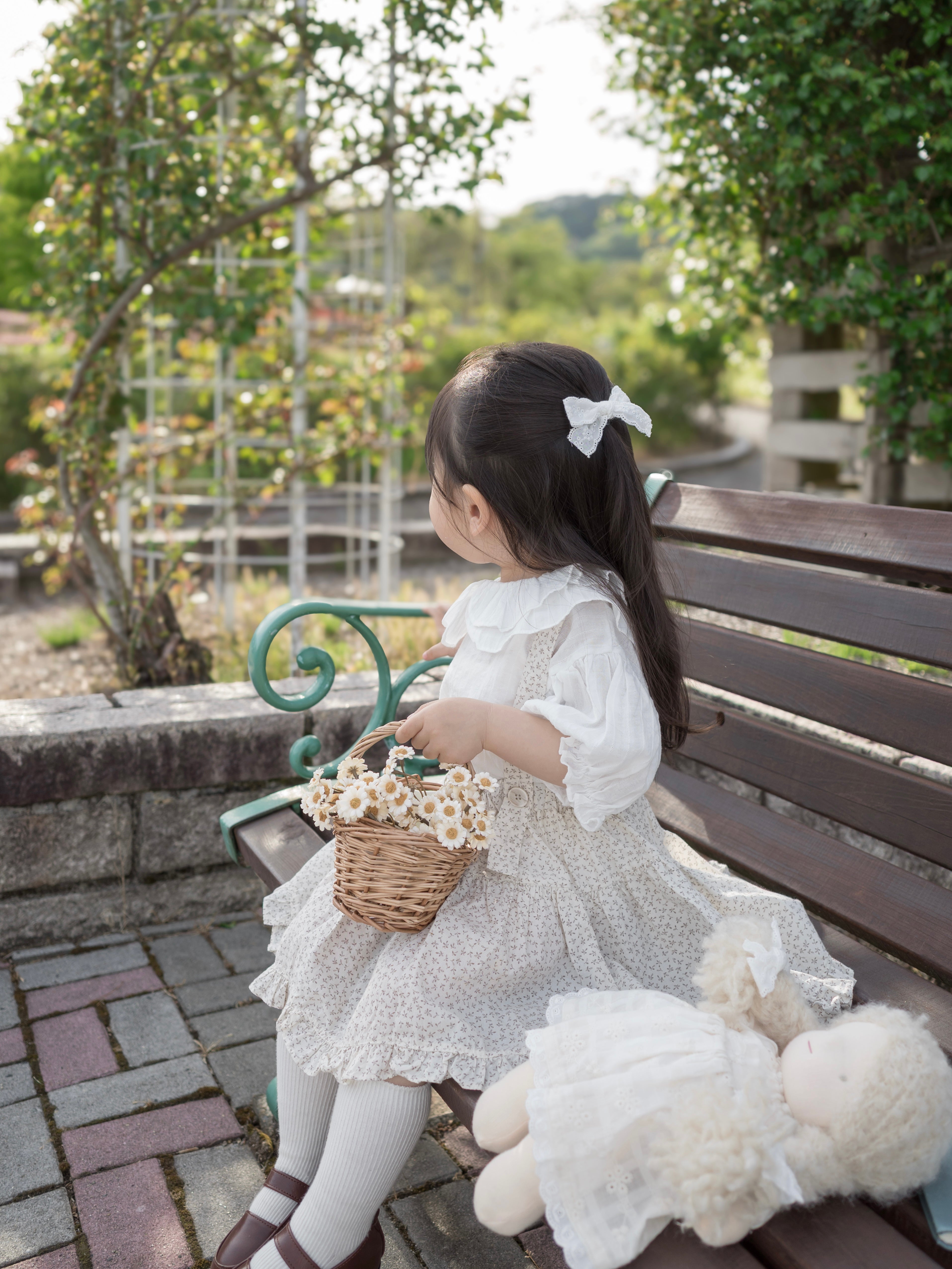 Charming suspender skirt