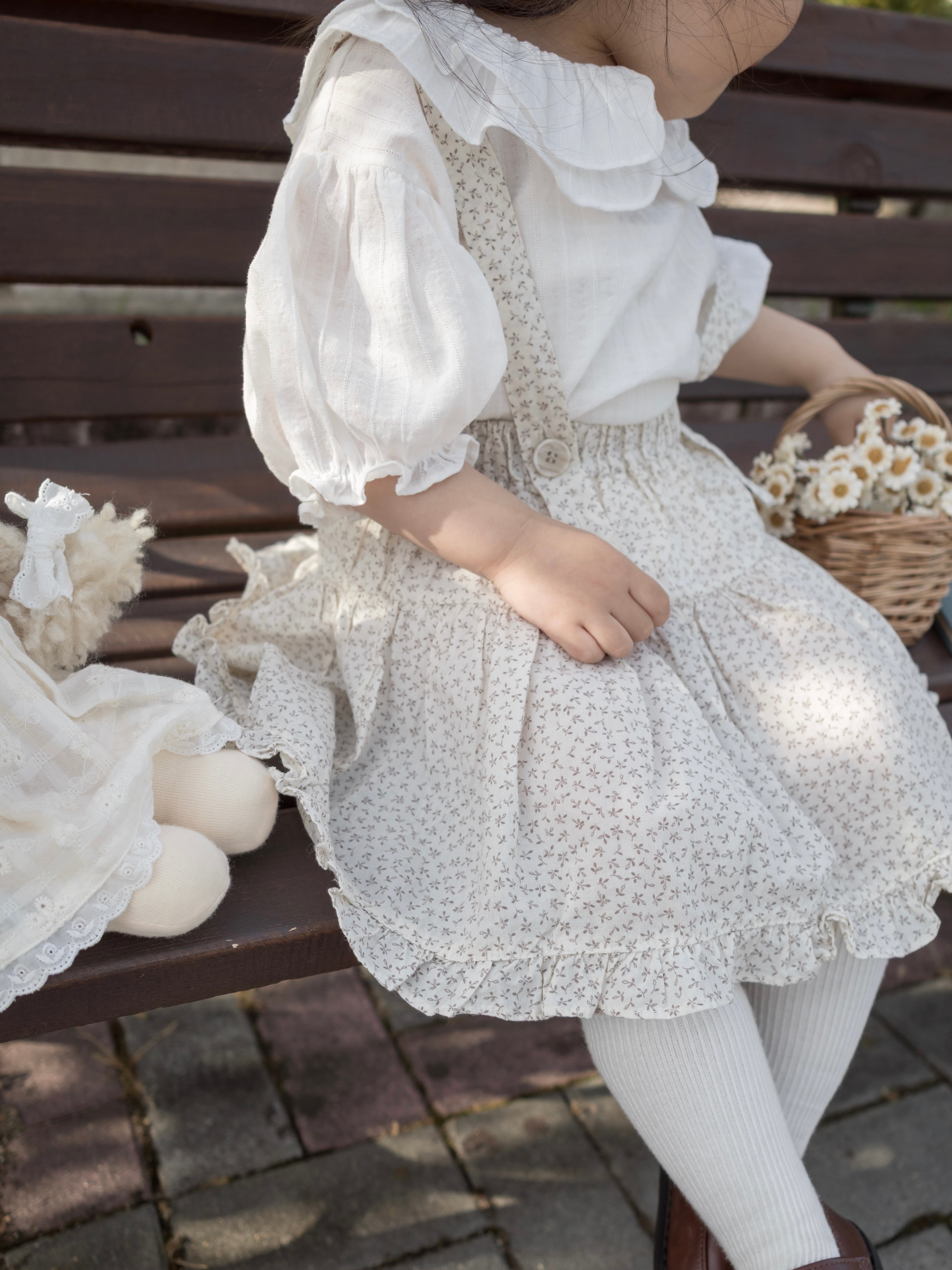 Charming suspender skirt