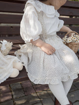 Charming suspender skirt