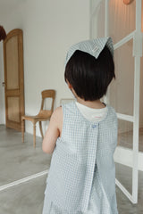 Muse check sleeveless blouse