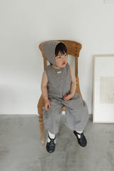 Muse check sleeveless blouse