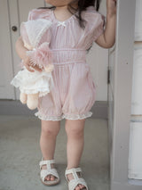 Check one-piece suit