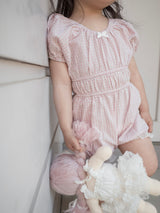 Check one-piece suit