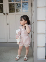 Check one-piece suit