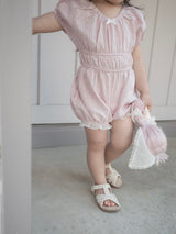 Check one-piece suit
