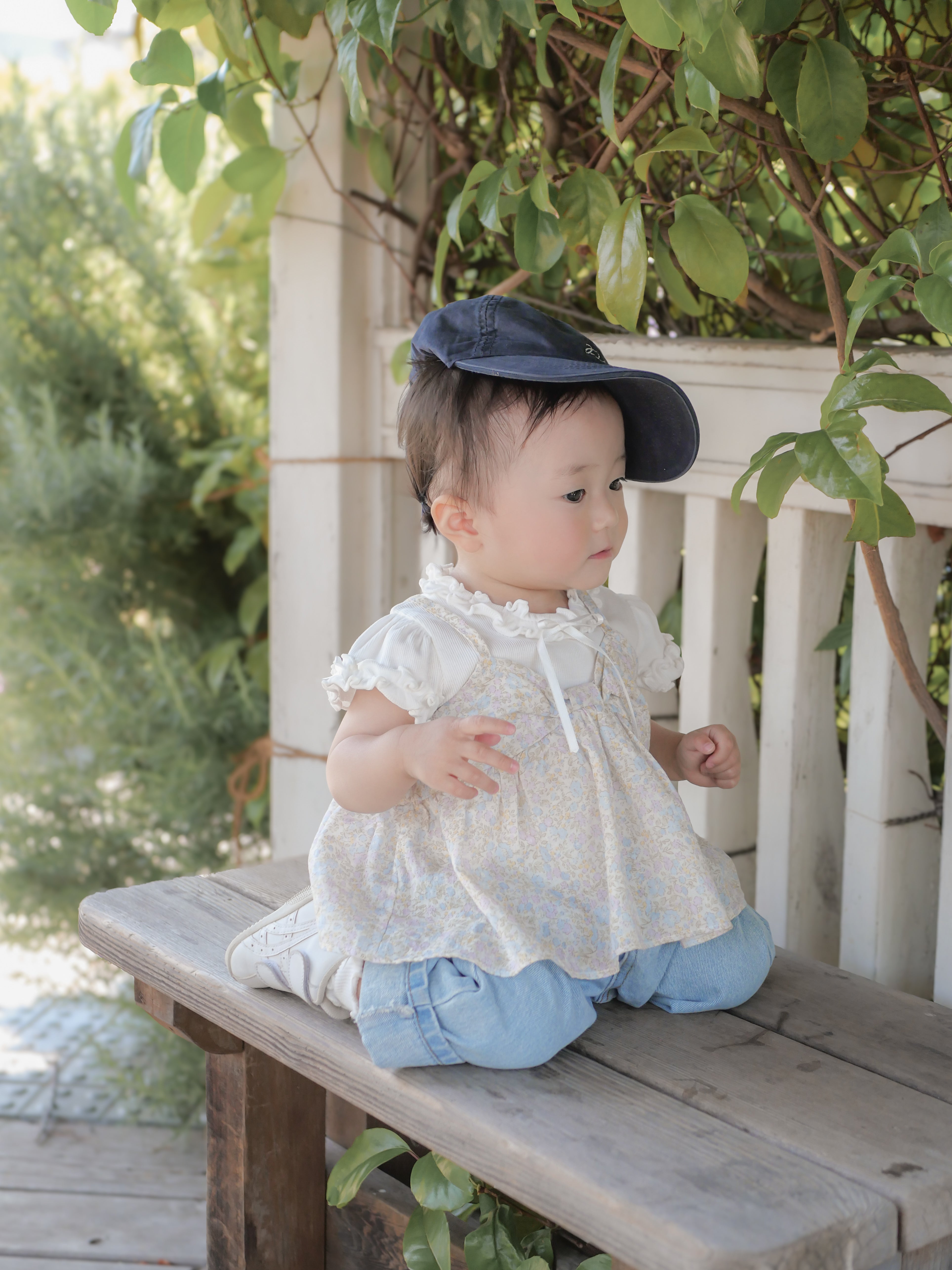 Flower ribbon camisole blouse