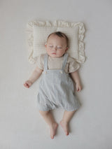Roen check suspender pants