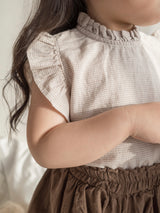 *Noeul.made* Muffin frill blouse