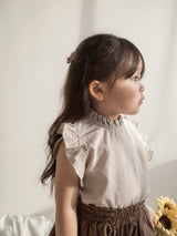 *Noeul.made* Muffin frill blouse