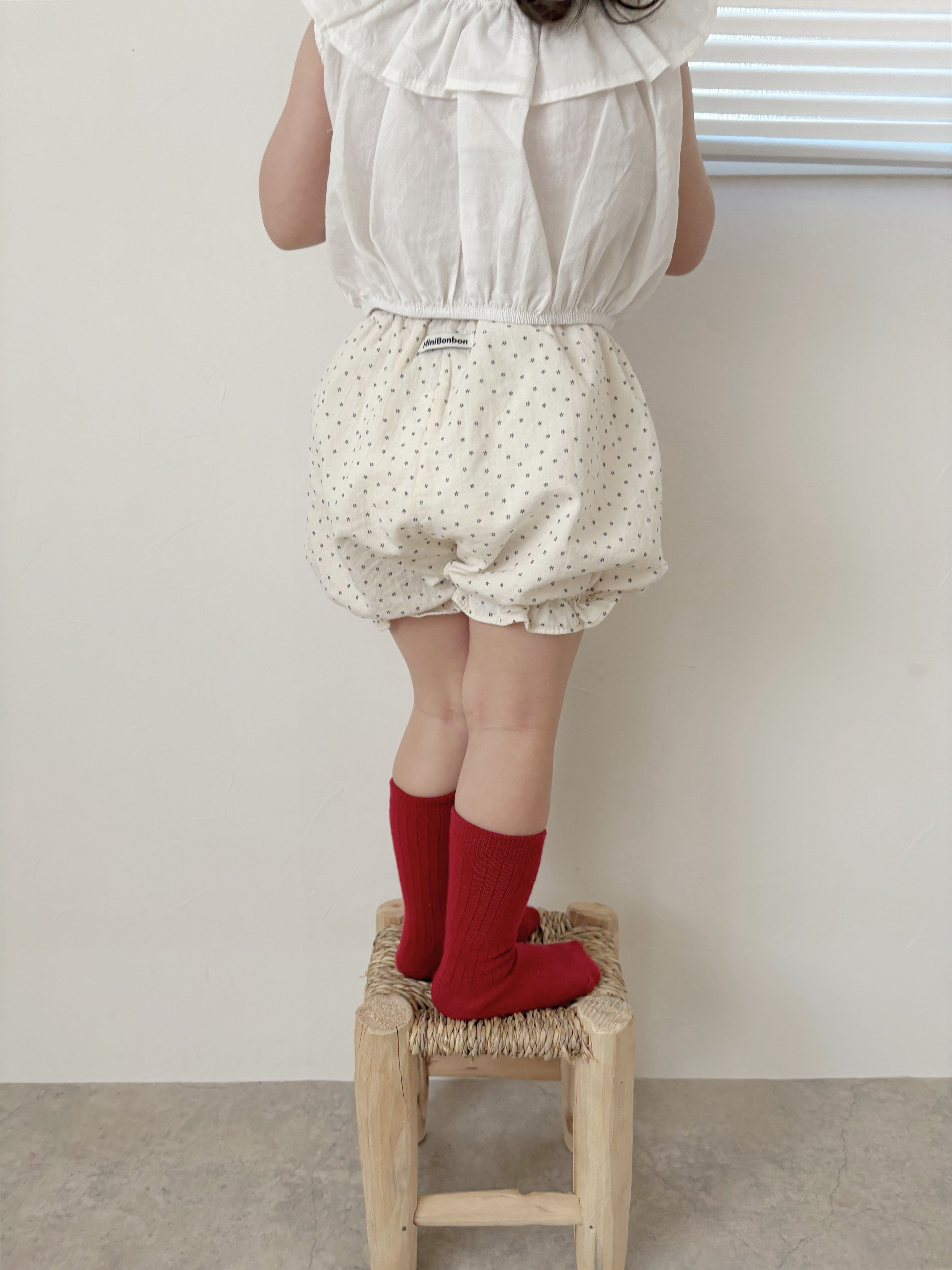 Frill garden bloomer pants