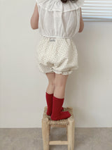 Frill garden bloomer pants