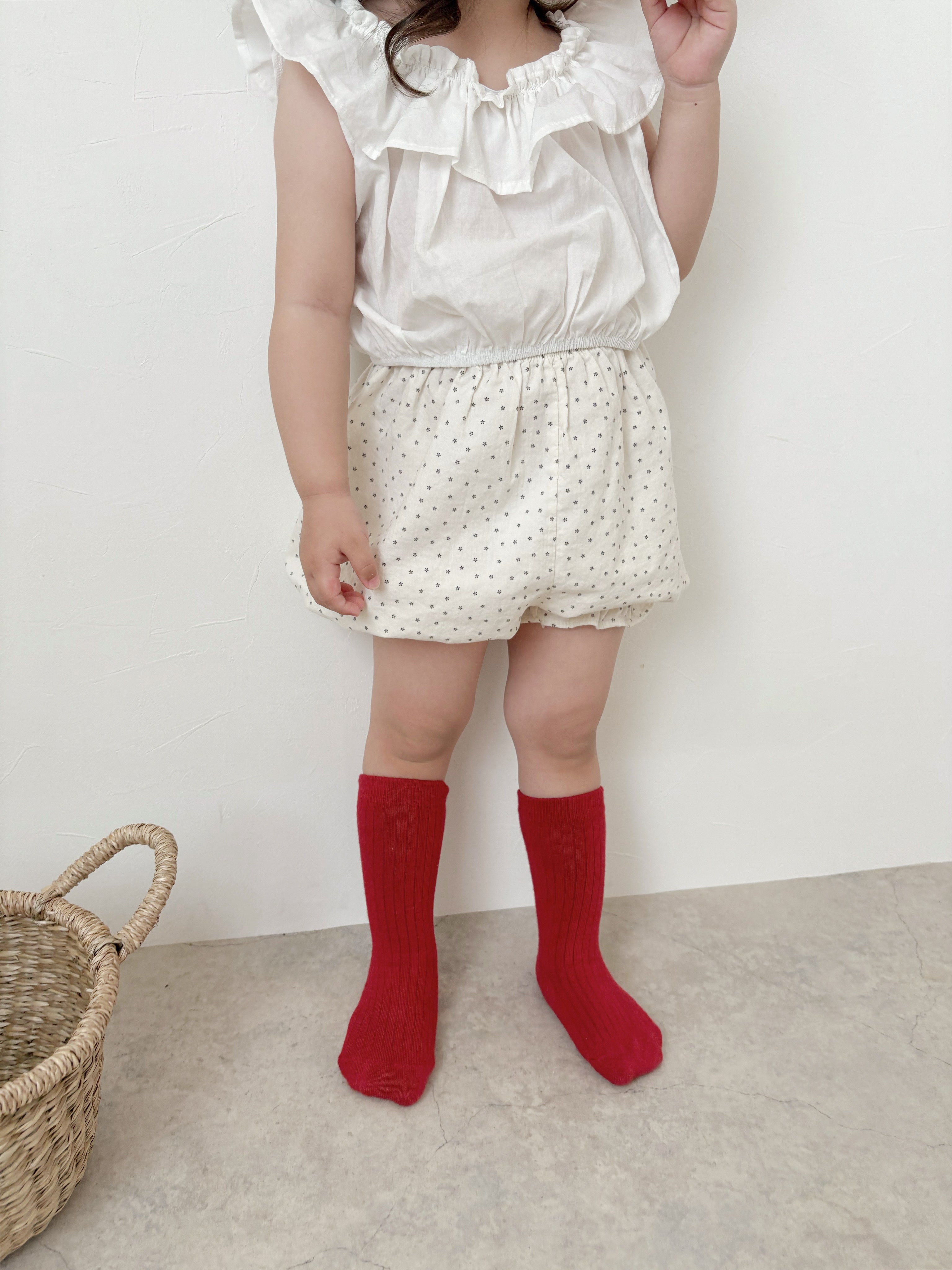 Frill garden bloomer pants