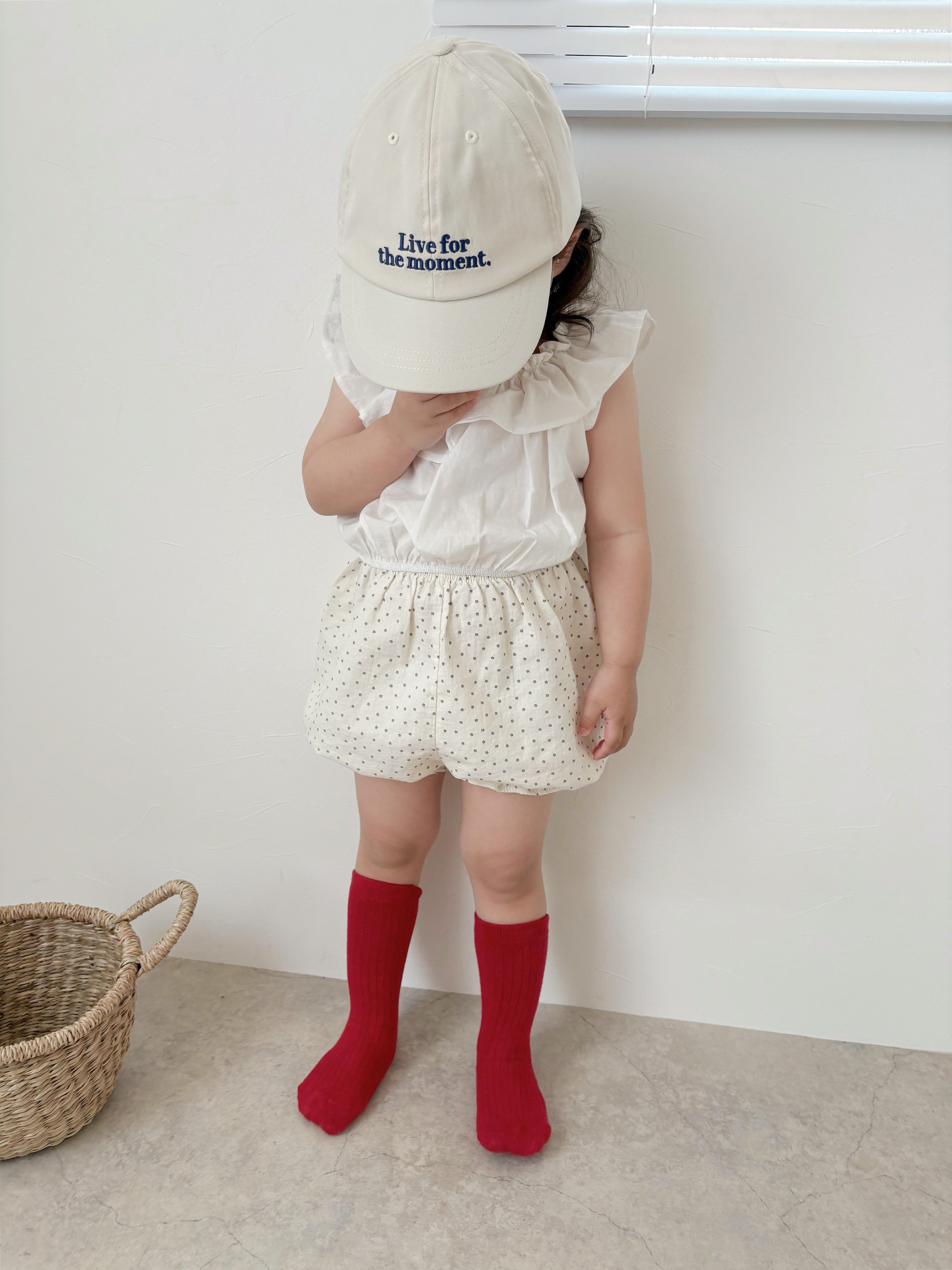 Frill garden bloomer pants
