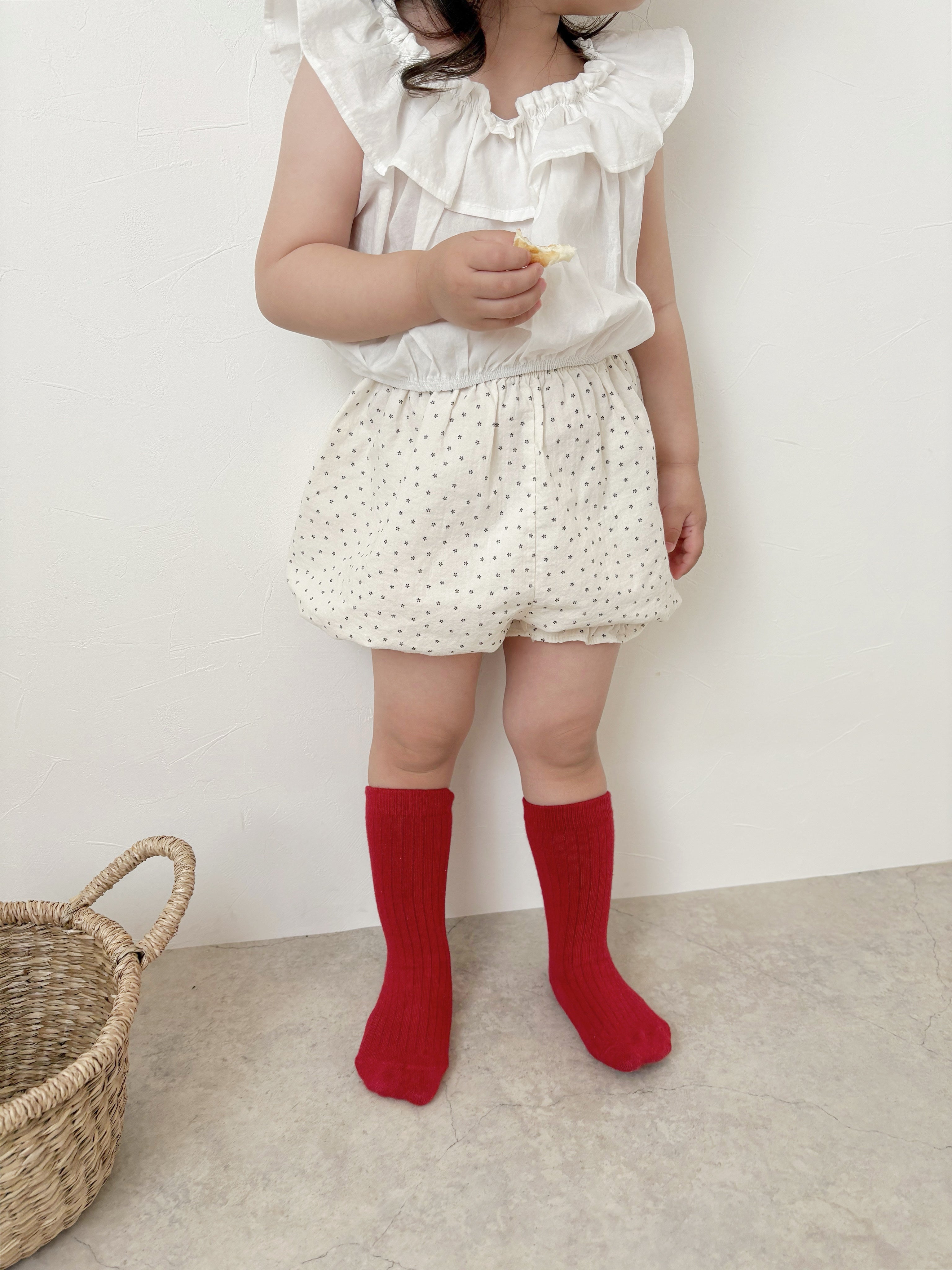 Frill garden bloomer pants