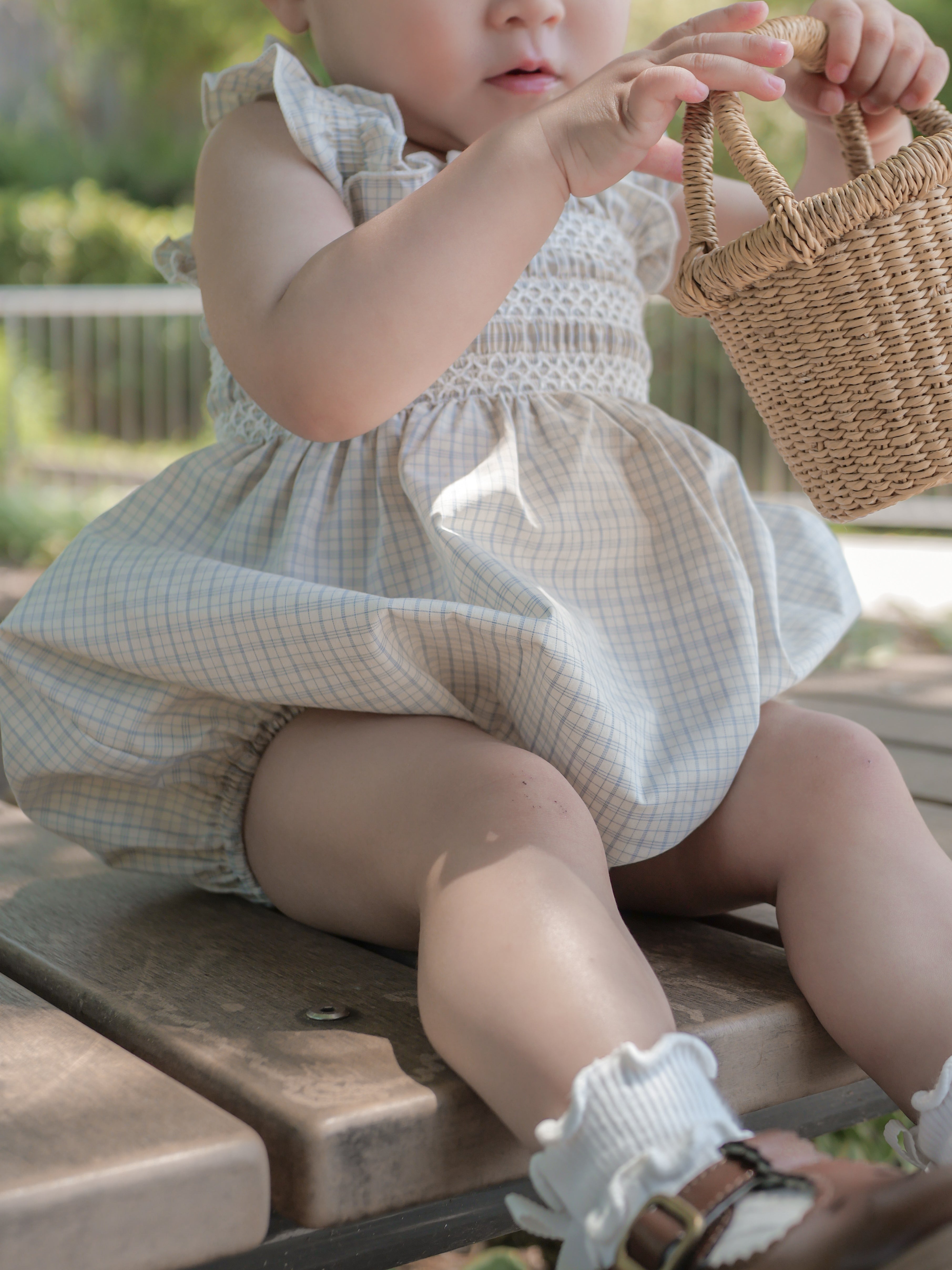 Lilly smock rompers