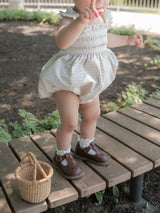 Lilly smock rompers