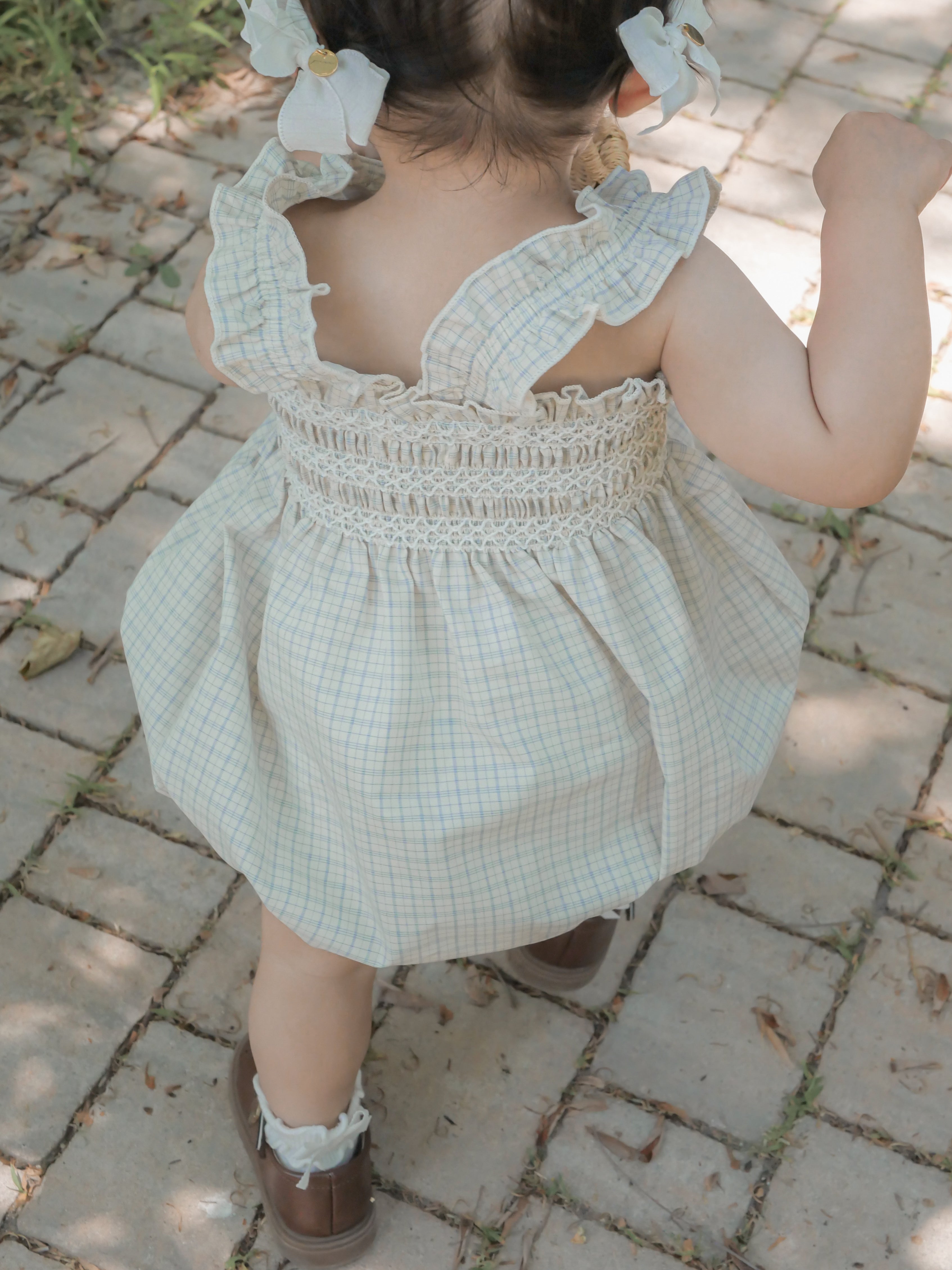 Lilly smock rompers