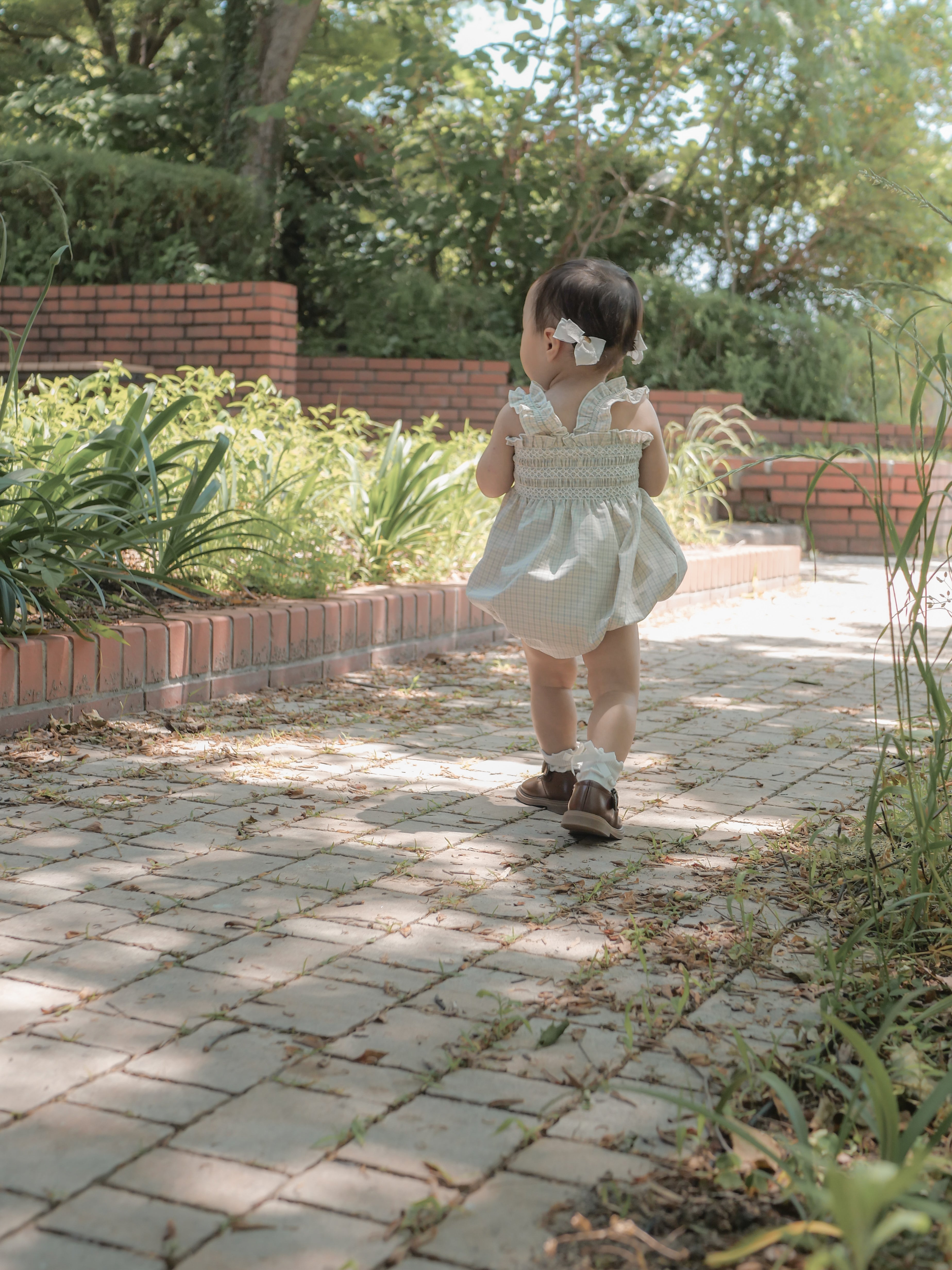 Lilly smock rompers