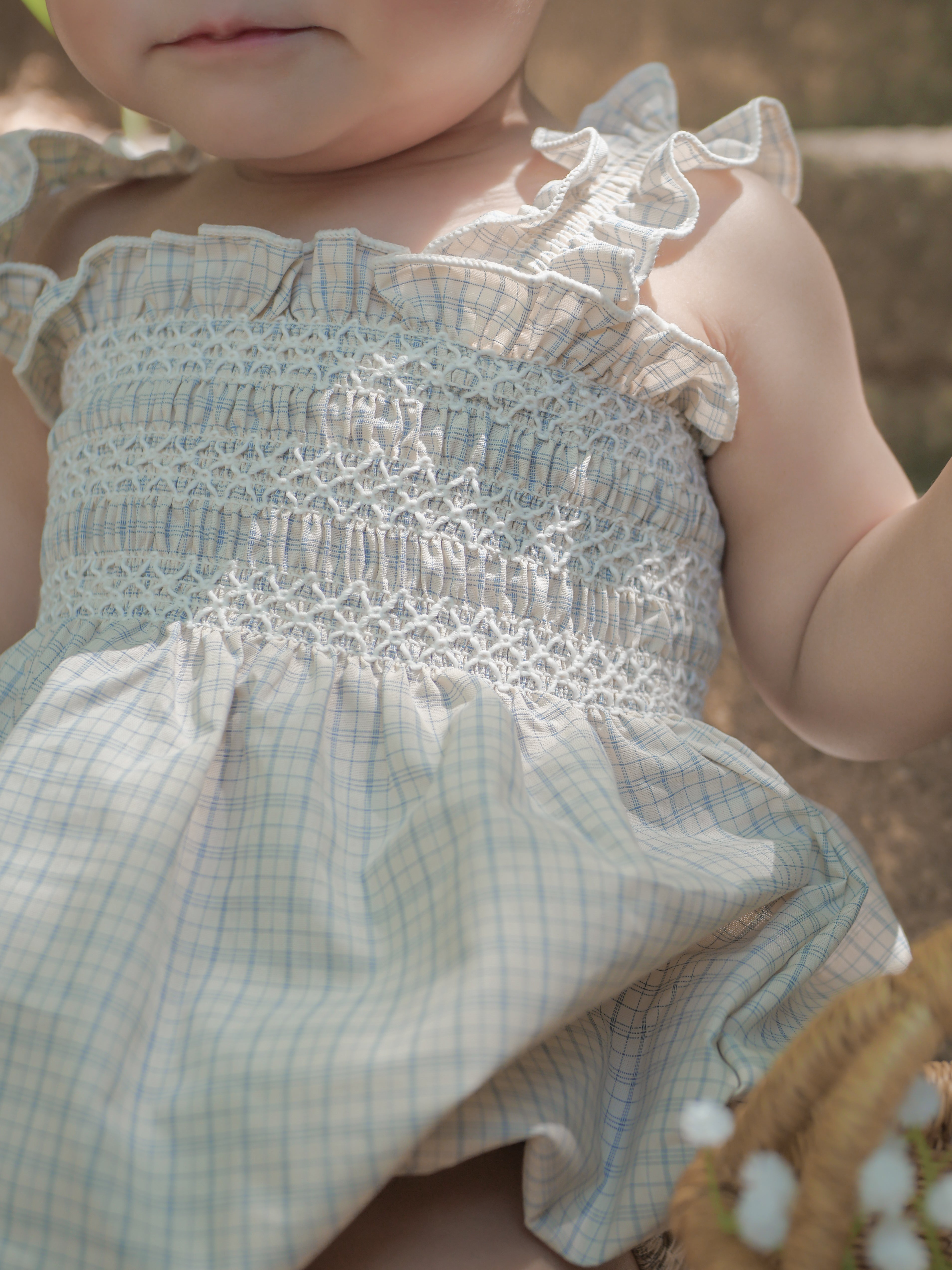 Lilly smock rompers
