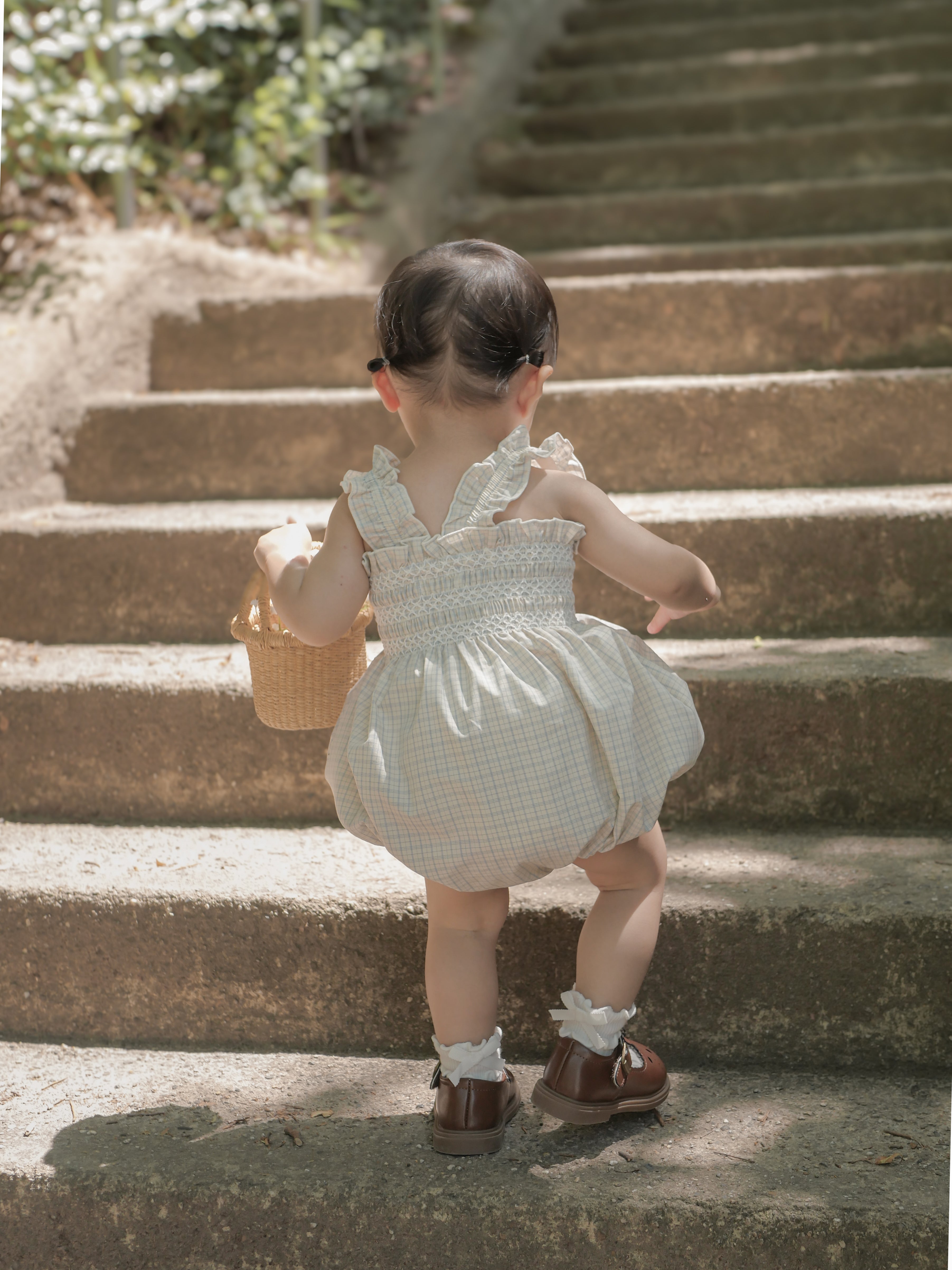 Lilly smock rompers