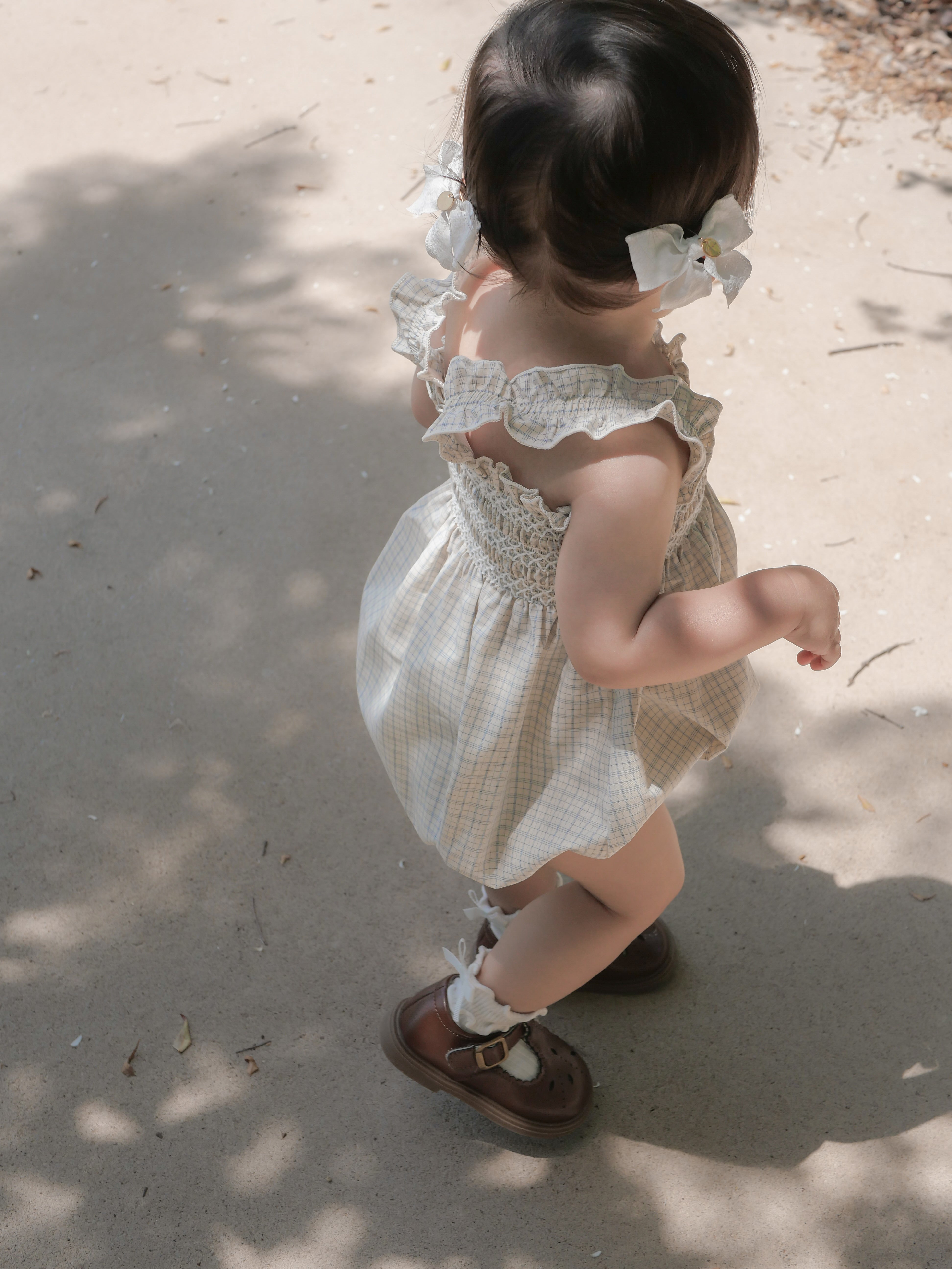 Lilly smock rompers