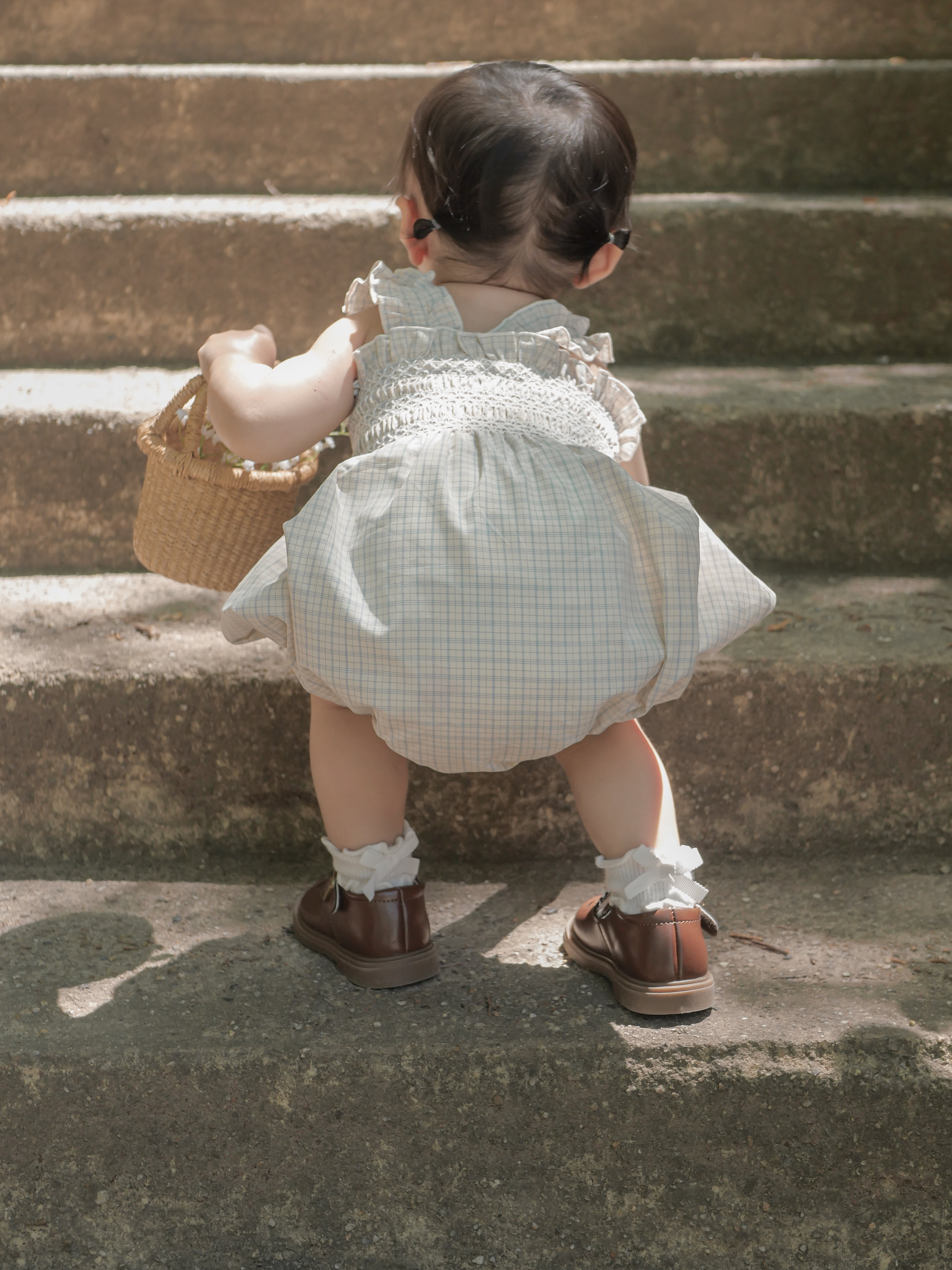 Lilly smock rompers