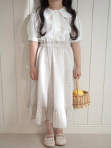 Seashell collar blouse