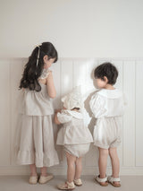 Seashell frill blouse