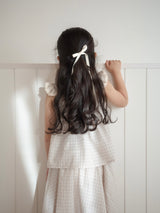 Seashell frill blouse