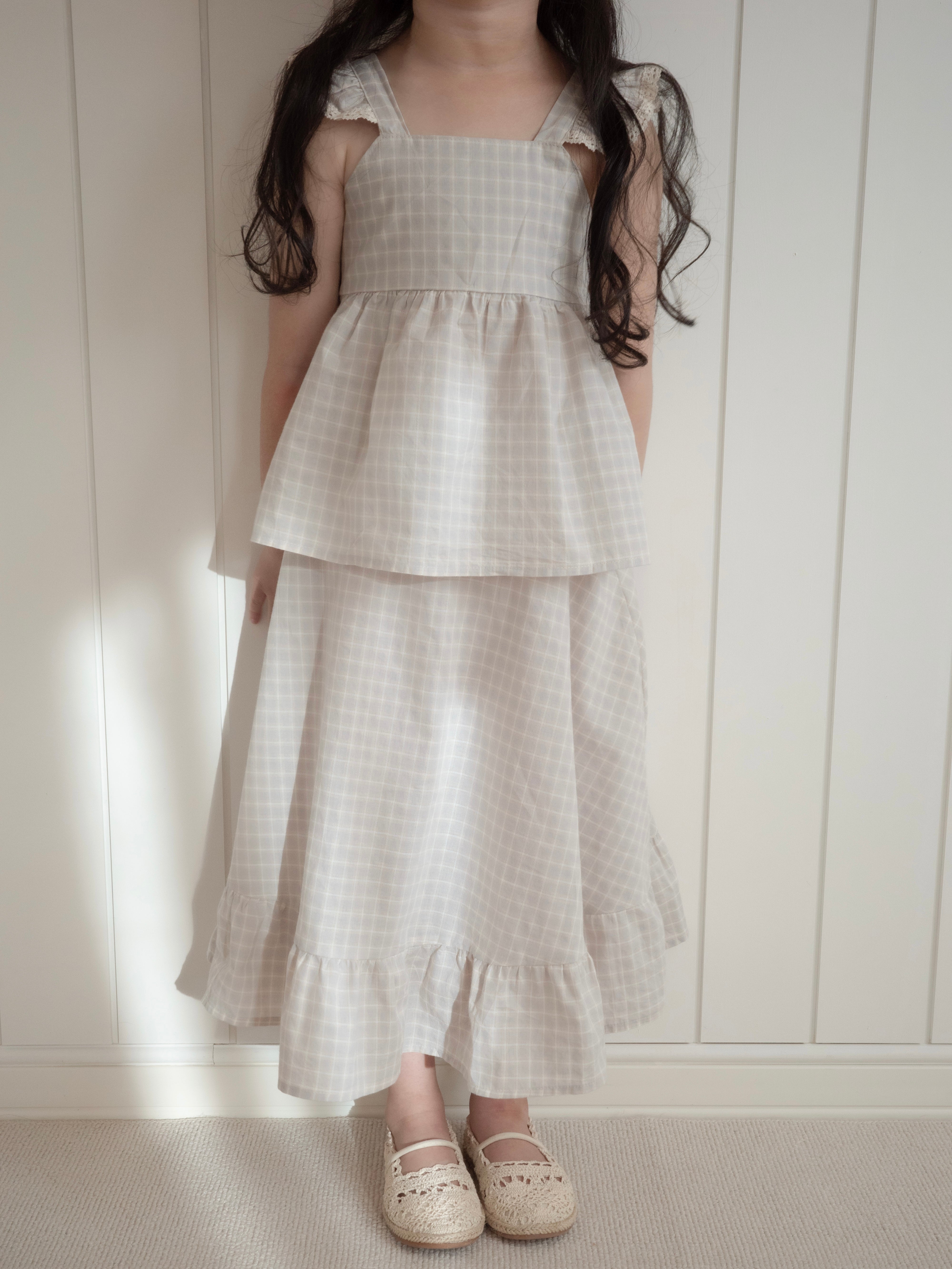 Seashell long skirt