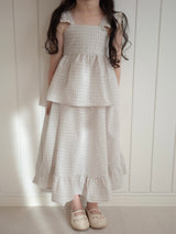 Seashell long skirt