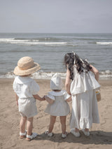 Seashell frill blouse