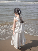 Seashell frill blouse