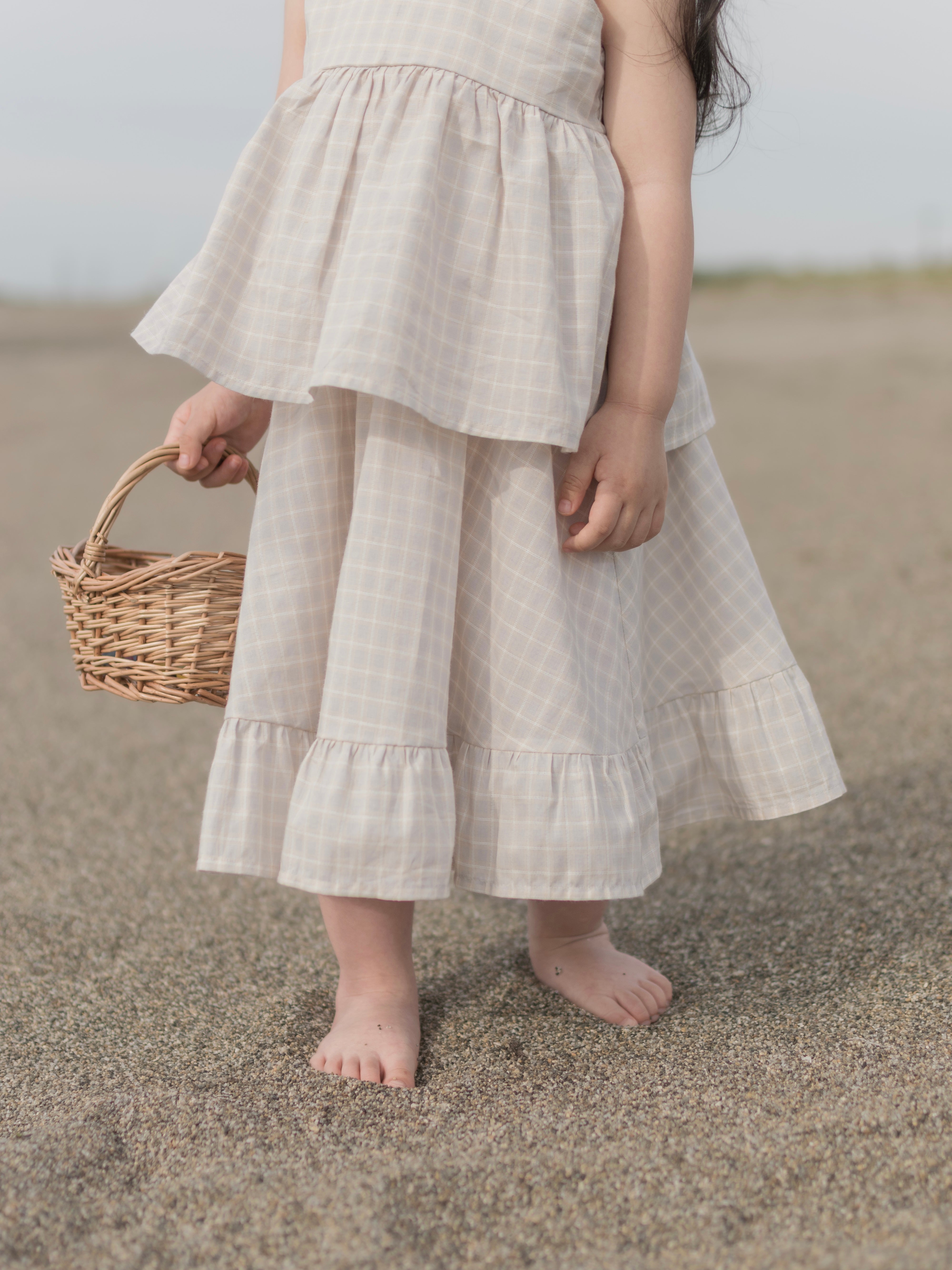 Seashell long skirt