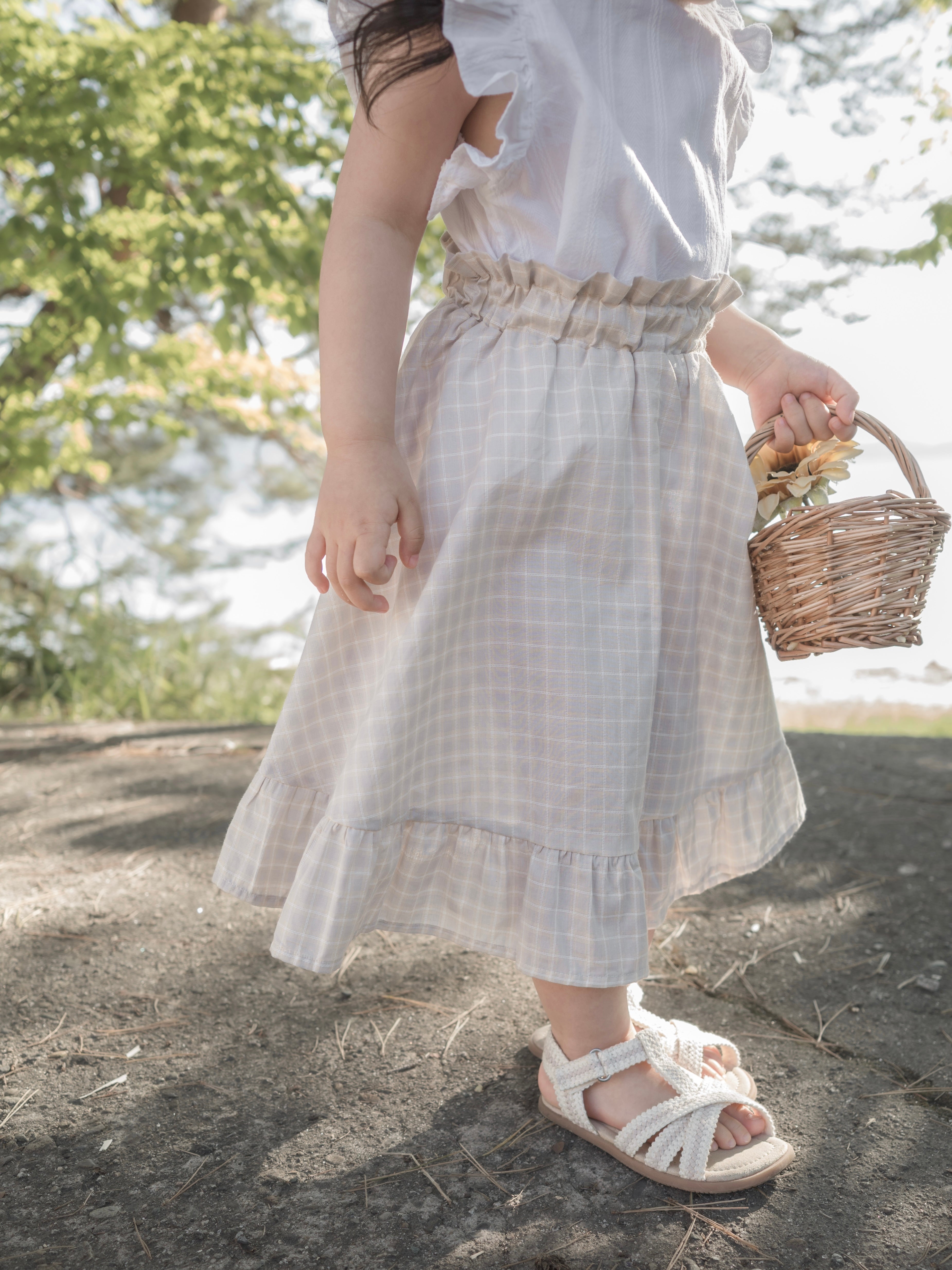 Seashell long skirt