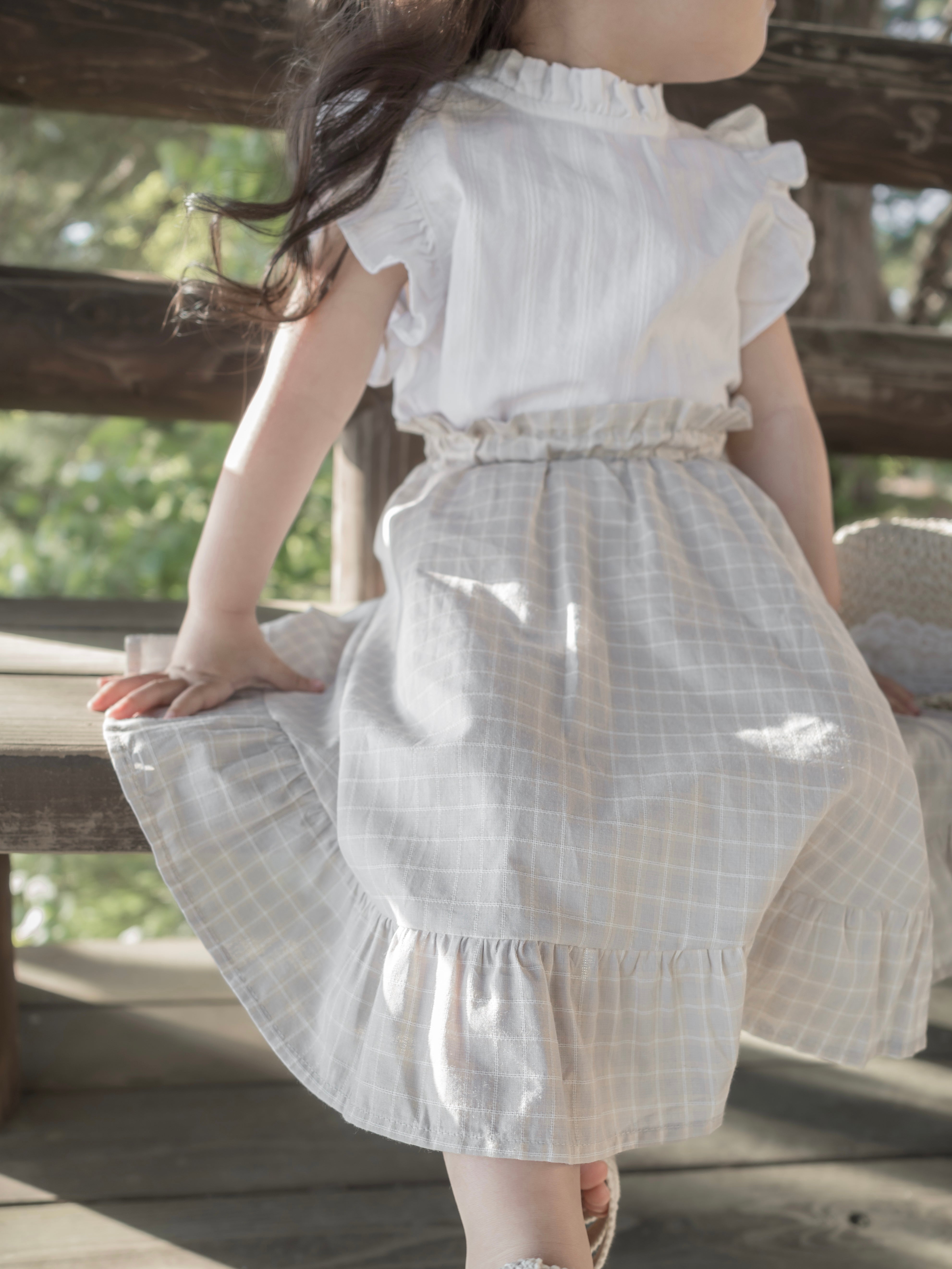 Seashell long skirt
