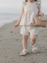 Seashell frill blouse