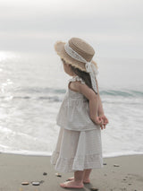 Seashell frill blouse
