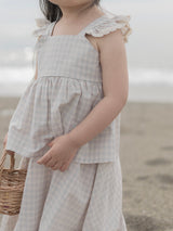 Seashell frill blouse
