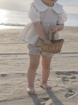 Seashell frill blouse